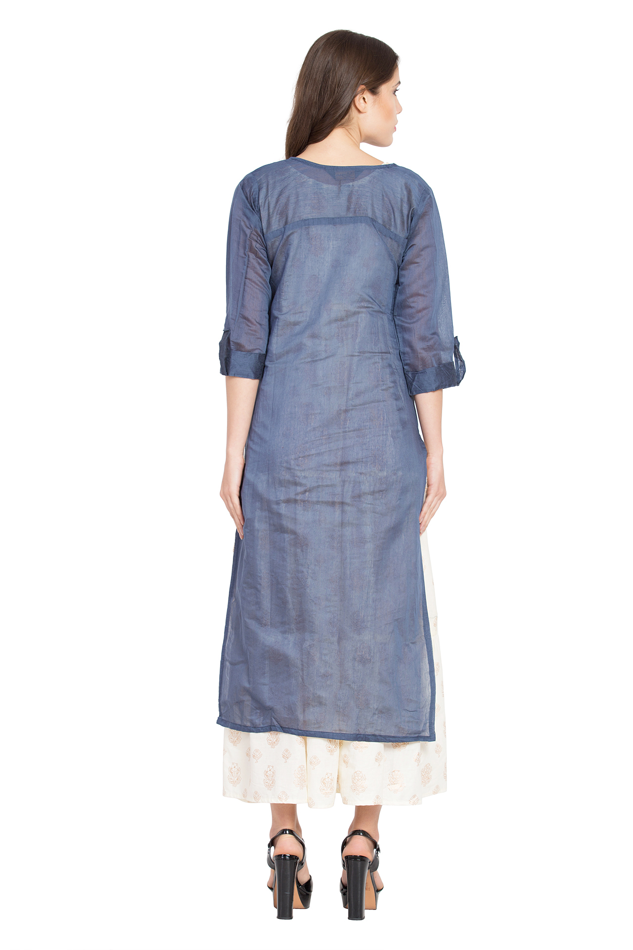 Women Kaantha Work Ethnic Kurta