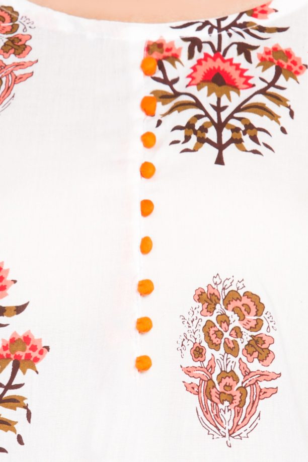 Women Floral Kurta Palazzo Set - Image 5