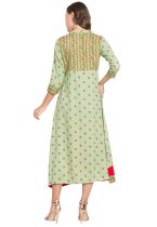 Women Floral Printed Ethnic Kurta - Image 5
