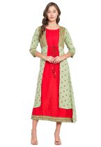 Women Floral Printed Ethnic Kurta