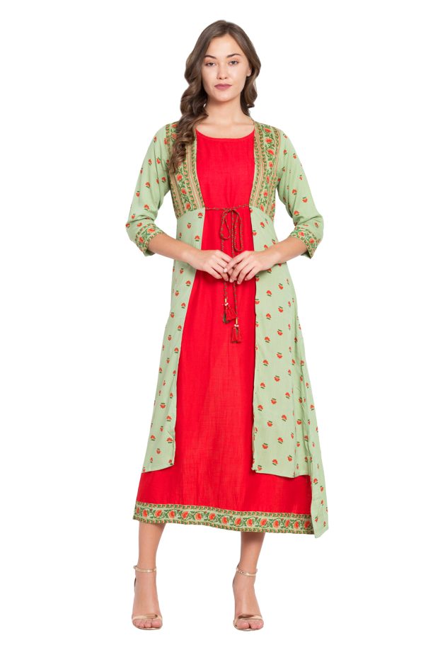 Women Floral Printed Ethnic Kurta