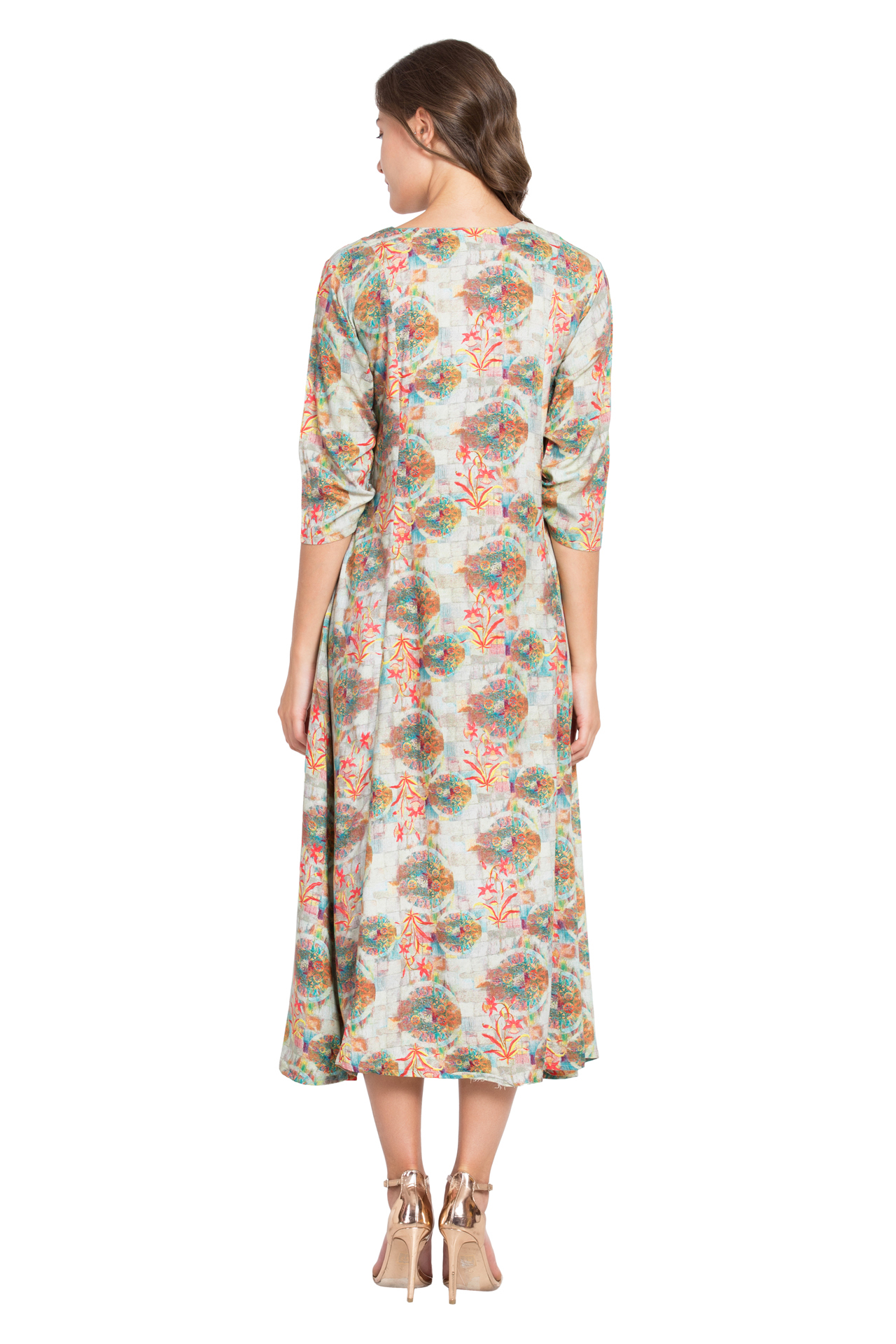 Women Printed a-line Ethnic Dress Kurta