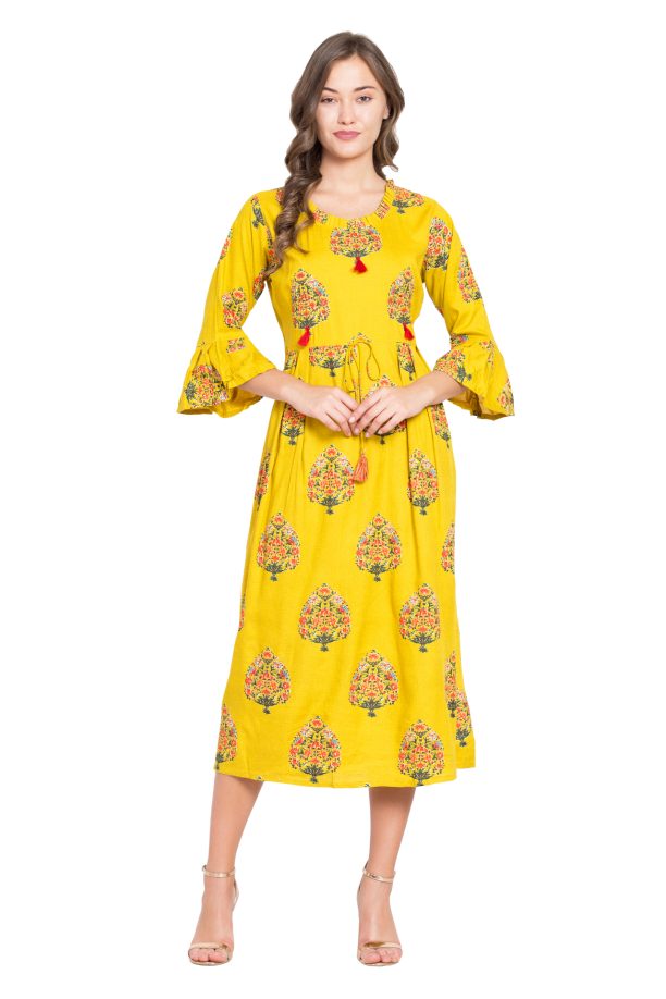 Women Floral Printed Ethnic Kurta