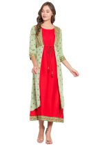 Women Floral Printed Ethnic Kurta - Image 2