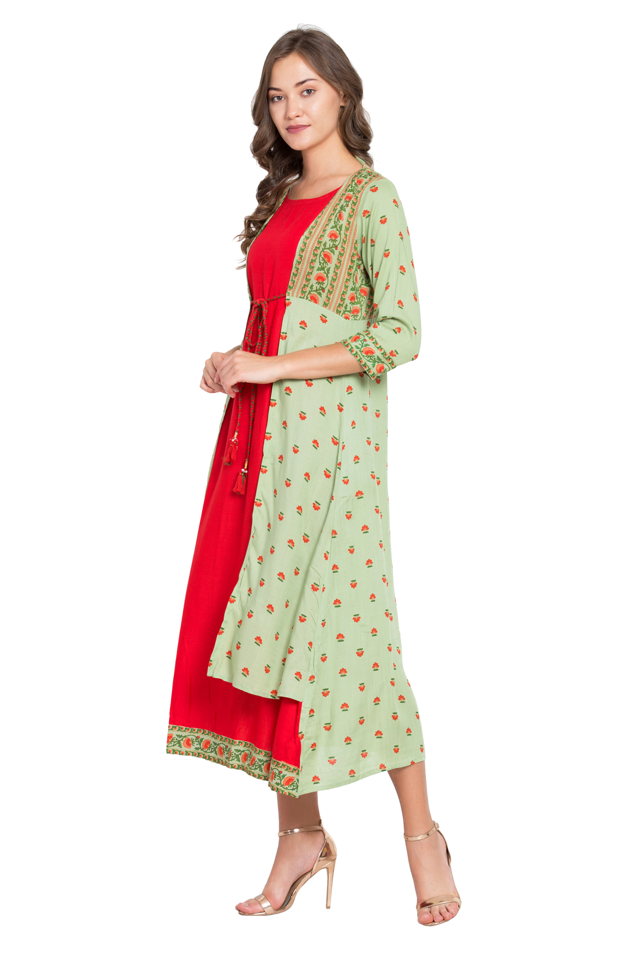 Women Floral Printed Ethnic Kurta