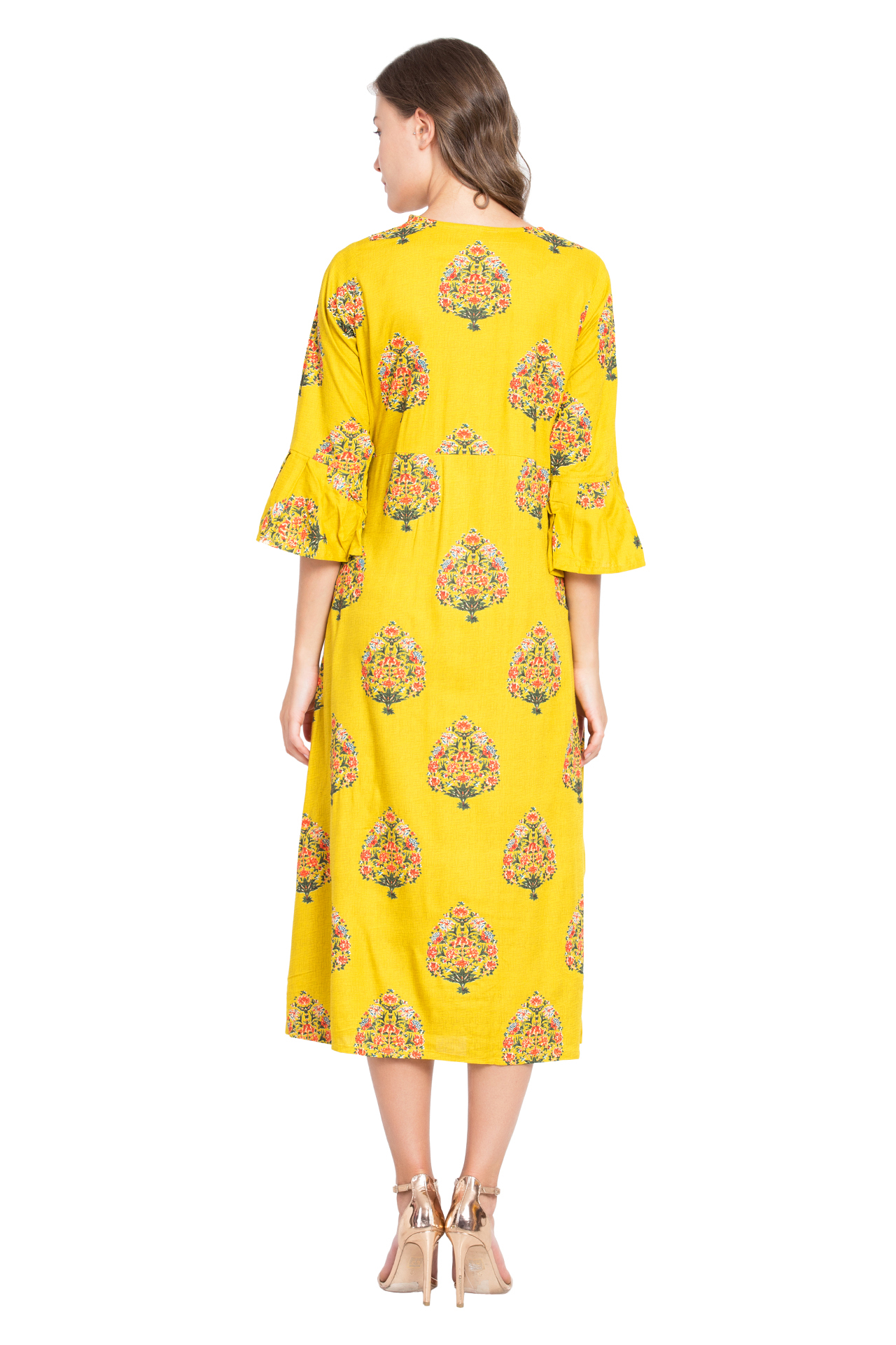 Women Floral Printed Ethnic Kurta